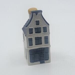 #11 KLM Blue Delft House Bottle by BOLS Original Amsterdam New